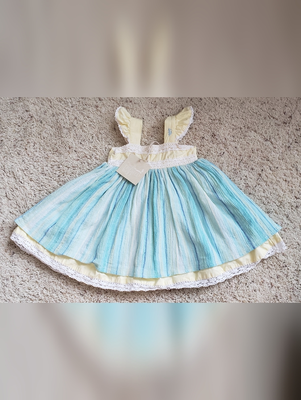 Well Dressed Wolf Girls Size 2 Blue Cameron Dress NWT